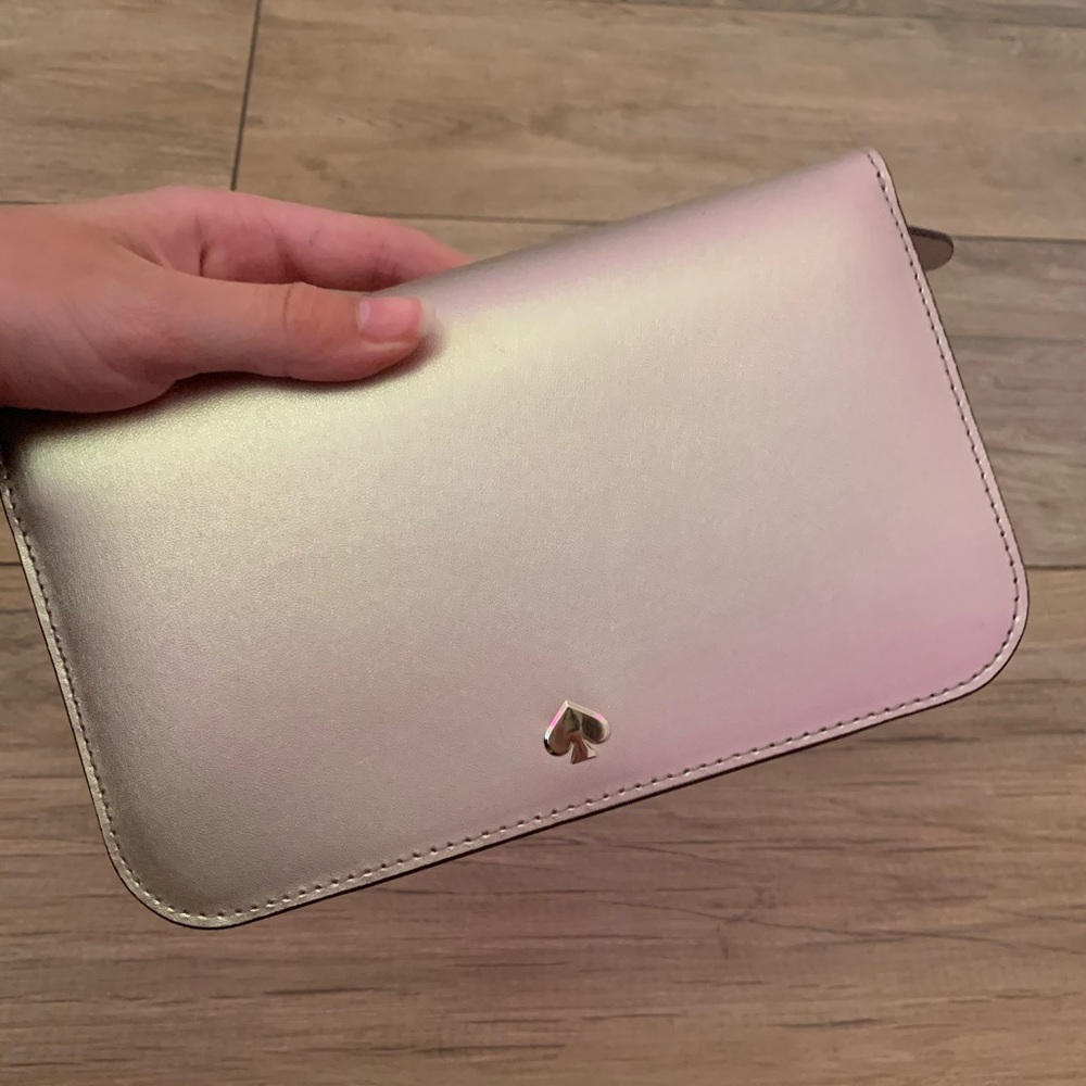Kate Spade Rose Gold Clutch wallet
